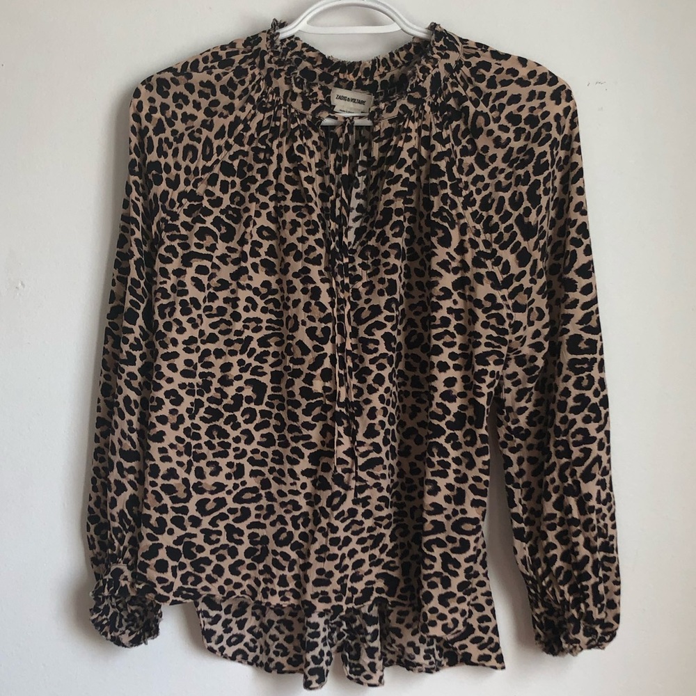 leopard blouse